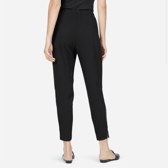 Everlane The Japanese GoWeave Zip Track Pant Black Pull On High Rise Minimalist - Picture 2 of 16